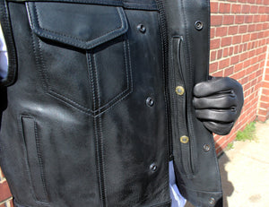 FIRSTMFG-Club Style Vest w/Two Concealed Carry pockets w/ bullet snaps - HIGHSIDE