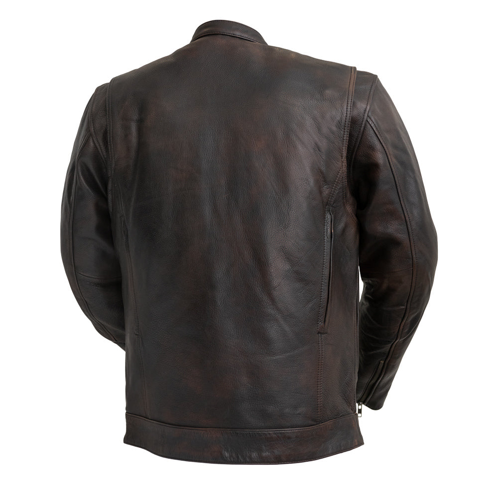 FIRSTMFG-1.2-1.3 MM Leather Jacket- RAIDER COPPER